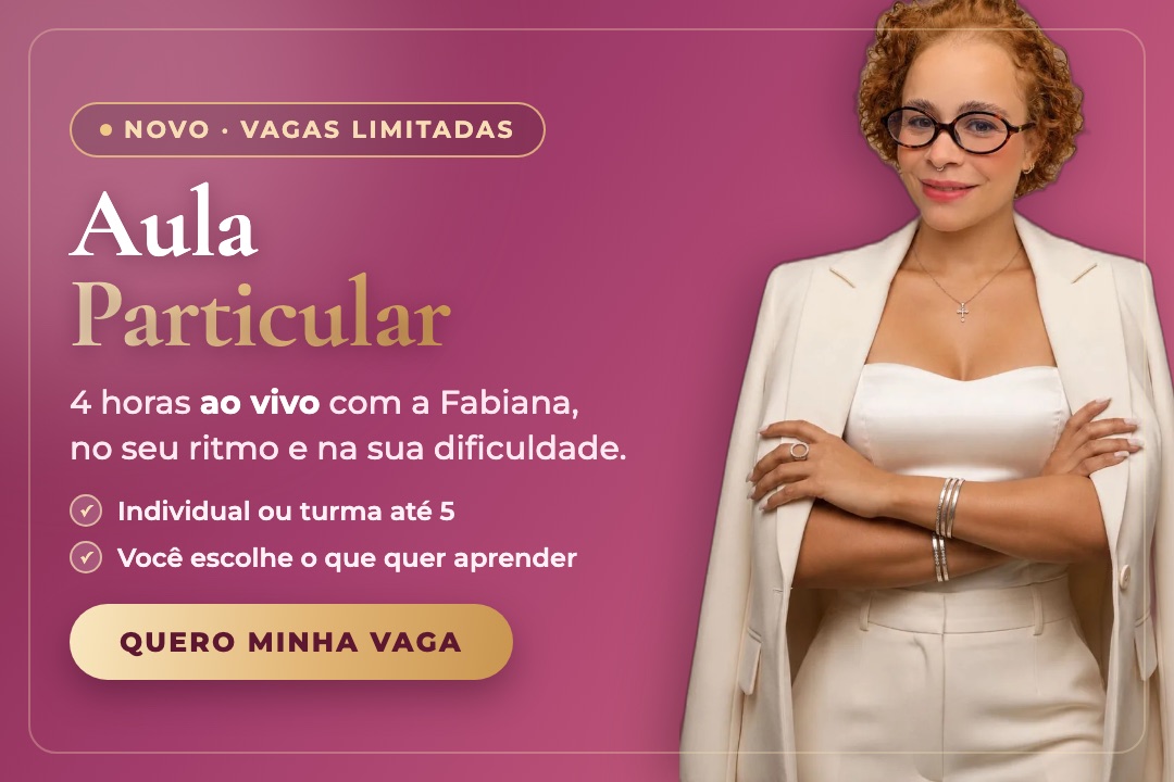 Aula Particular com a Fabiana